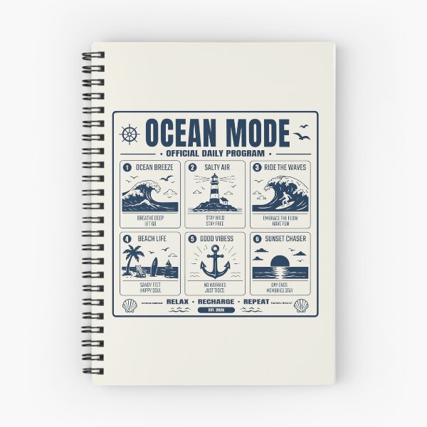 Item preview, Ocean Mode Daily Summer Print designed and sold by tviyluv.