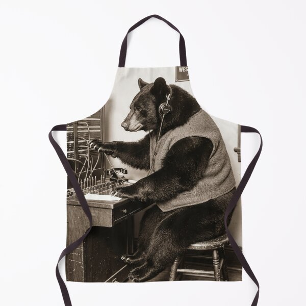 Item preview, Black Bear Is a Stellar Switchboard Operator designed and sold by Tridentulus.
