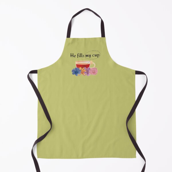 Item preview, He Fills My Cup Christian Quote Aesthetic Bible Verse designed and sold by NinaVerse.
