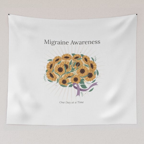 Item preview, Migraine Awareness designed and sold by ArcticFoxStudio.