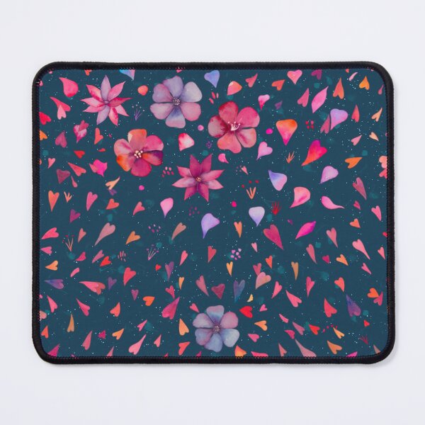 Item preview, Blue Floral Hearts designed and sold by Sukilopi.
