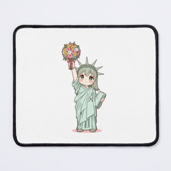 Item preview, Statue of Liberty in the kawaii style designed and sold by uunaa.