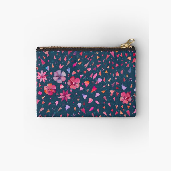Item preview, Blue Floral Hearts designed and sold by Sukilopi.