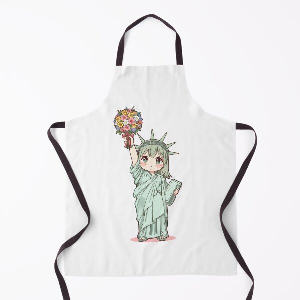Item preview, Statue of Liberty in the kawaii style designed and sold by uunaa.