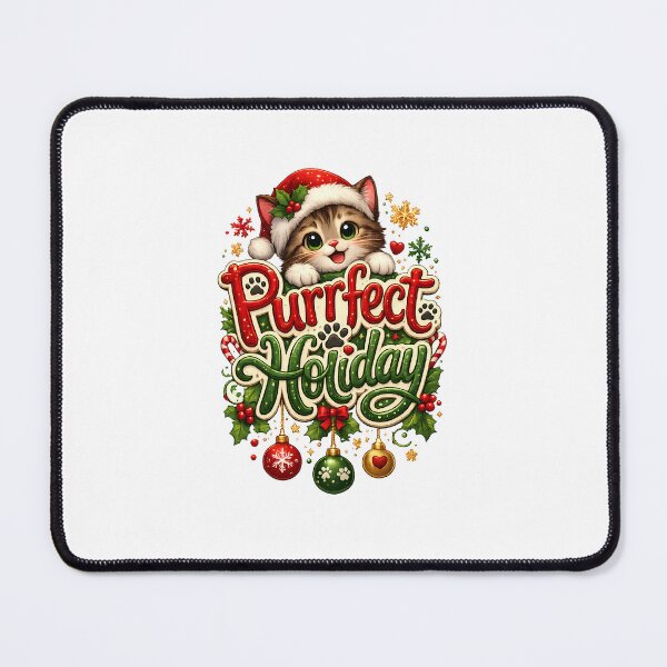 Item preview, Purrfect Holiday Cute Christmas Kitten designed and sold by DesignsCreative.
