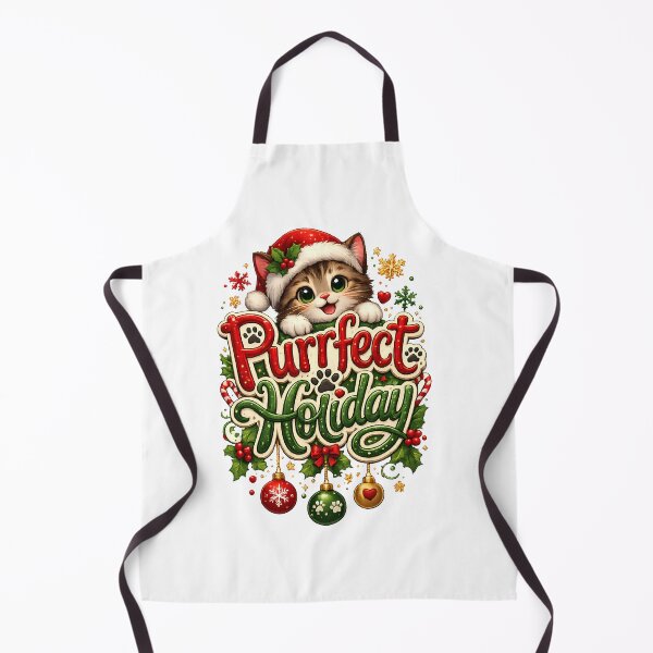 Item preview, Purrfect Holiday Cute Christmas Kitten designed and sold by DesignsCreative.