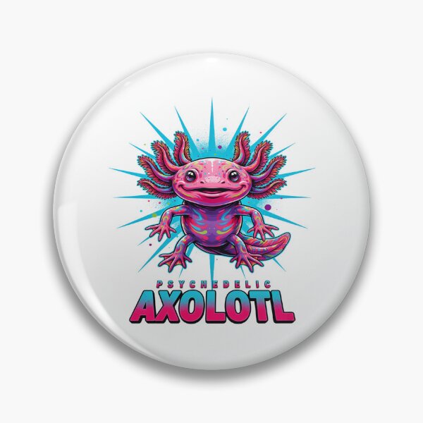 Item preview, Psychedelic Axolotl Amphibian Pet Graphic designed and sold by ColeLaniTrading.