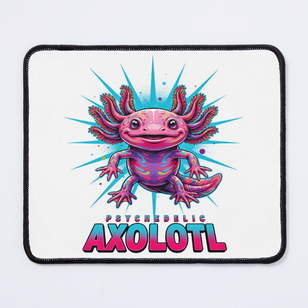 Artikelvorschau, Psychedelic Axolotl Amphibian Pet Graphic entworfen und verkauft von ColeLaniTrading.