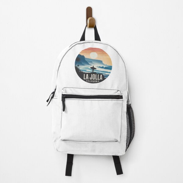 Item preview, La Jolla California: Retro Surfer Coastline designed and sold by CircinusStore.