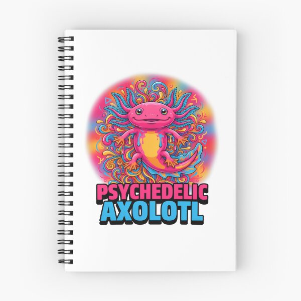 Item preview, Psychedelic Axolotl Swirls Graphic designed and sold by ColeLaniTrading.