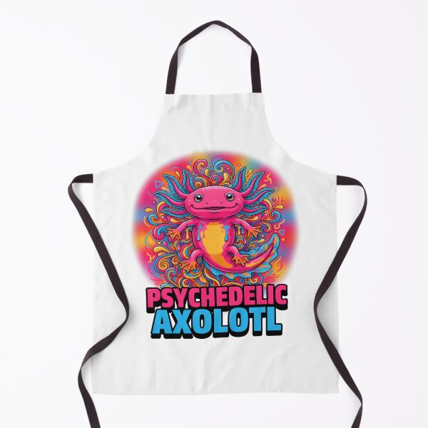 Item preview, Psychedelic Axolotl Swirls Graphic designed and sold by ColeLaniTrading.