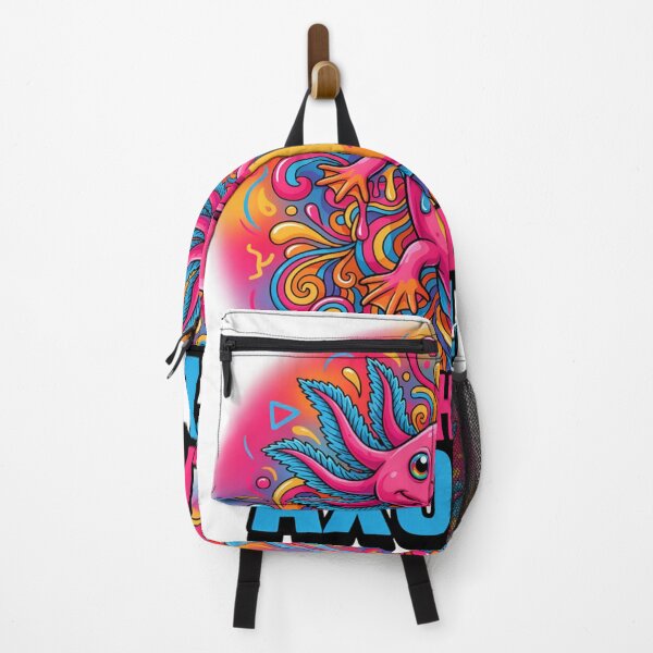 Item preview, Psychedelic Axolotl Swirls Graphic designed and sold by ColeLaniTrading.