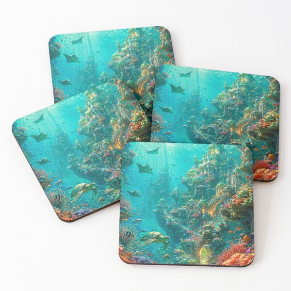 Item preview, Coral Kingdom Beneath the Emerald Sea designed and sold by DrizzyV.