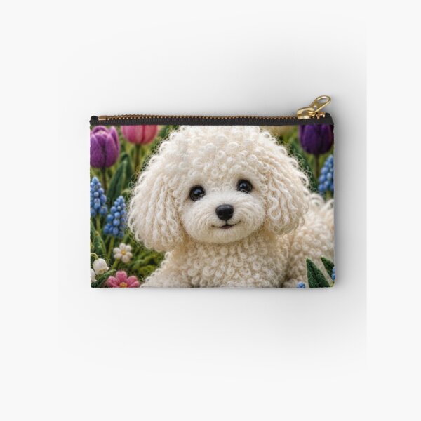 Item preview,  Little dog in a field of flowers designed and sold by Galart58.