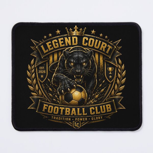 Item preview, Legend Court Black Panther Football Club Vintage Soccer Crest designed and sold by LegendCourt.