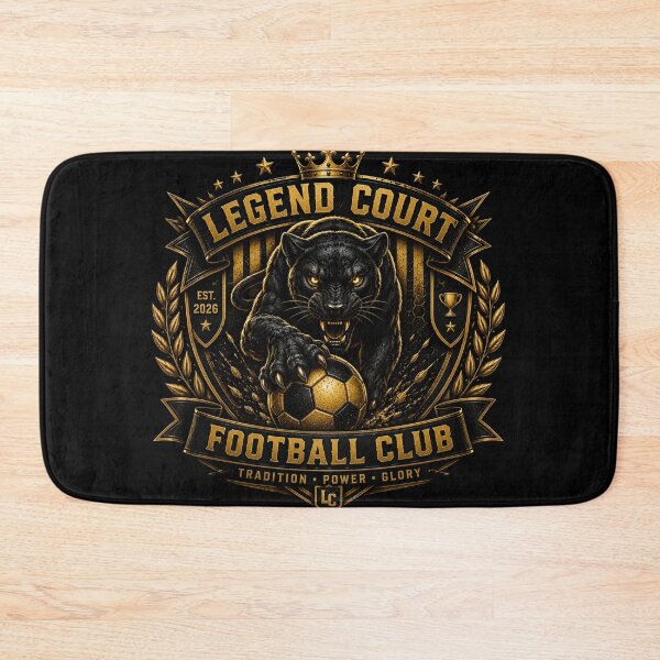 Item preview, Legend Court Black Panther Football Club Vintage Soccer Crest designed and sold by LegendCourt.