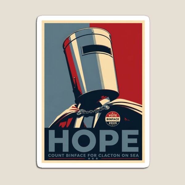 Item preview, Count Binface, Vote Binface Clacton British UK designed and sold by sentfromemily.