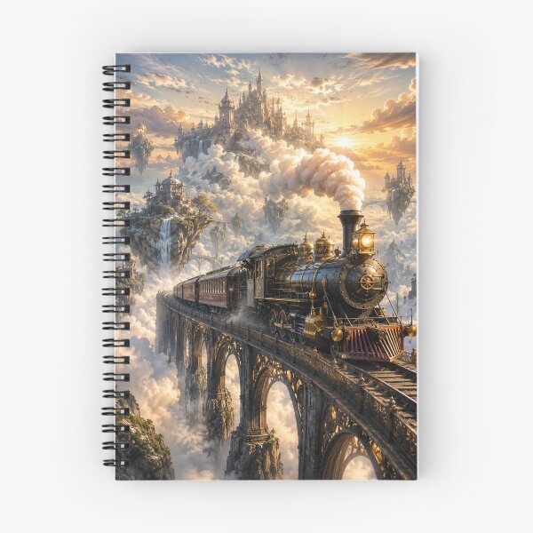 Item preview, Steam Train Across the Clouds designed and sold by DrizzyV.