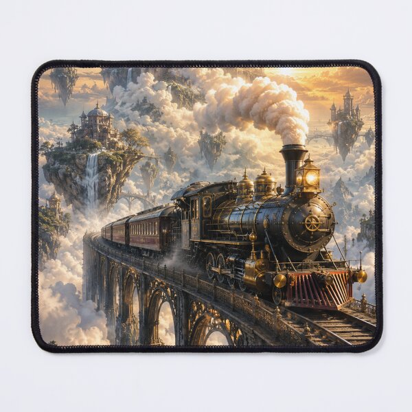 Item preview, Steam Train Across the Clouds designed and sold by DrizzyV.