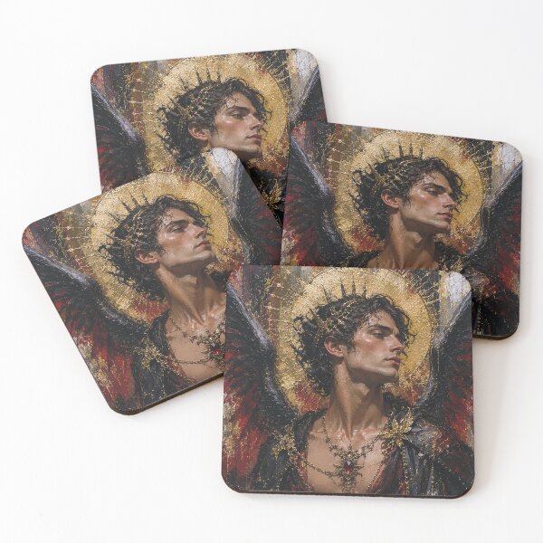 Item preview, Fallen angel Lucifer painting. designed and sold by GalleryKauffeld.