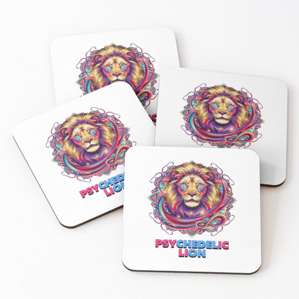 Item preview, Psychedelic Feline Abstract Geometric Hues designed and sold by ColeLaniTrading.