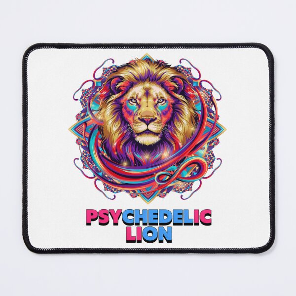 Item preview, Psychedelic Feline Abstract Geometric Hues designed and sold by ColeLaniTrading.