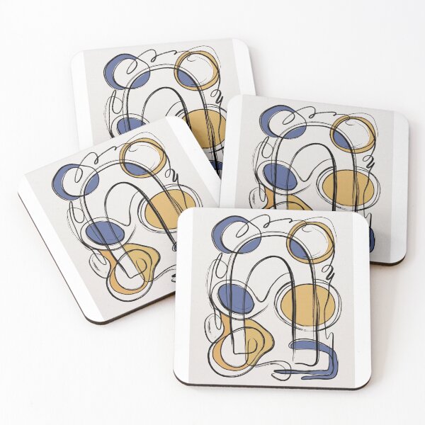 Item preview, Modern Abstract Geometric Shapes  designed and sold by OddlySticky.