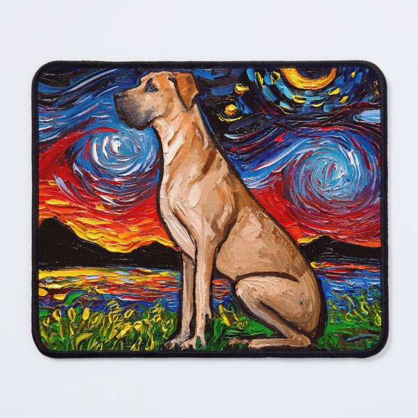 Item preview, Fawn Great Dane Night designed and sold by AjaTrier.