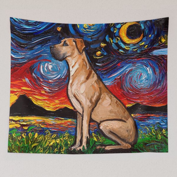 Item preview, Fawn Great Dane Night designed and sold by AjaTrier.