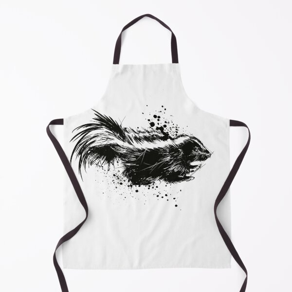 Item preview, Striped Skunk Ink Sketch designed and sold by Inkversed.