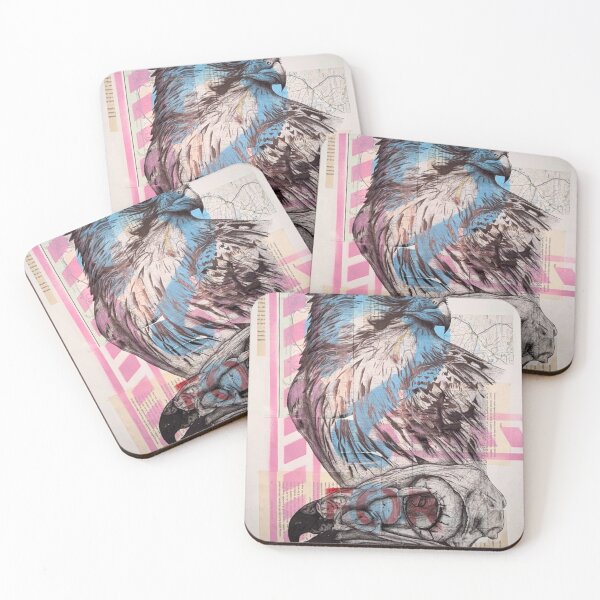 Item preview, Vintage Hawk — Tea Stain & Pencil Study designed and sold by DArtsStudio.