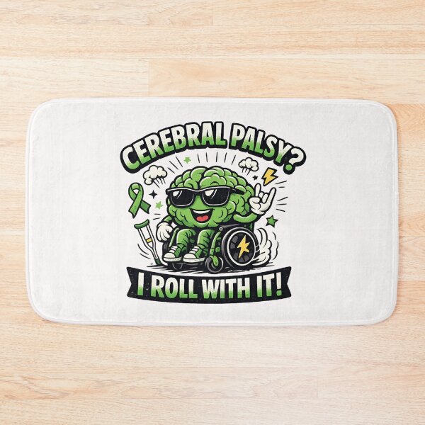 Item preview, Cerebral Palsy? I Roll With It - Funny Disability Awareness designed and sold by SidTastic .