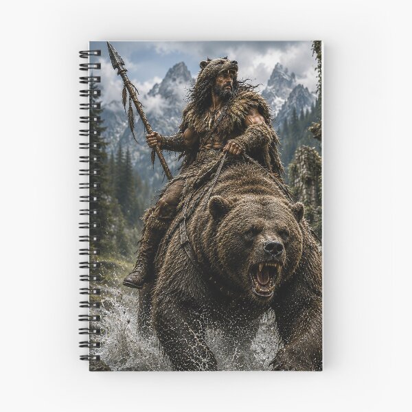 Item preview, EPIC FANTASY - Grizzly rider designed and sold by MetusArt.