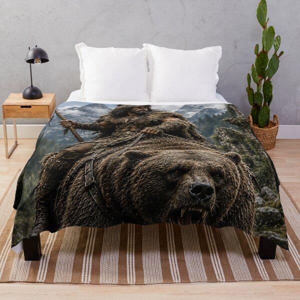 Item preview, EPIC FANTASY - Grizzly rider designed and sold by MetusArt.