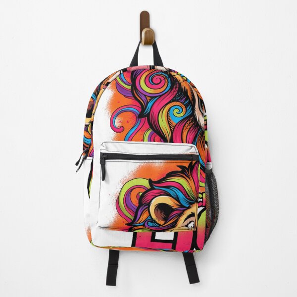Item preview, Psychedelic Feline Grin Abstract Swirls designed and sold by ColeLaniTrading.