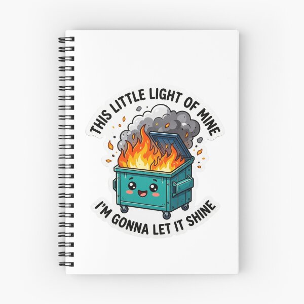 Item preview, This Little Light Of Mine Dumpster Fire designed and sold by raedattia.