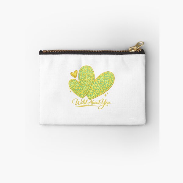 Item preview, Mint Gold Leopard Heart – Wild About You Romantic Design designed and sold by EdgeSphere.