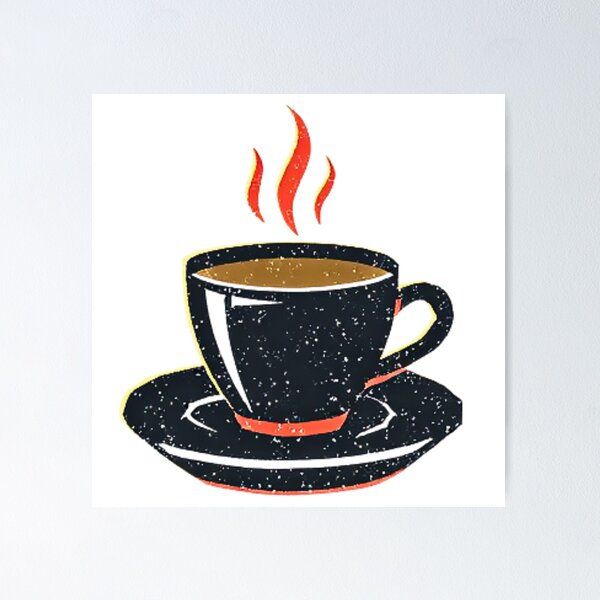 Item preview, Steaming Coffee Cup designed and sold by Bright Stone .