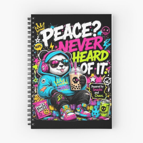 Item preview, Peace? Never Heard of It – Chaos Panda designed and sold by Dogandesighn.