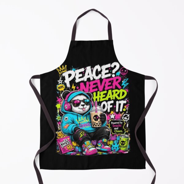 Item preview, Peace? Never Heard of It – Chaos Panda designed and sold by Dogandesighn.