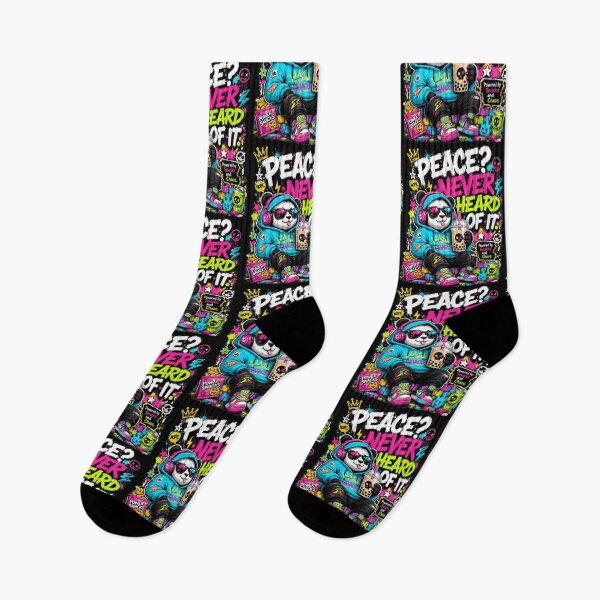 Item preview, Peace? Never Heard of It – Chaos Panda designed and sold by Dogandesighn.