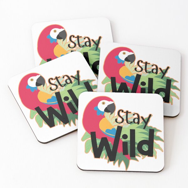 Item preview, Stay Wild Parrot Design designed and sold by CarefulCreation.