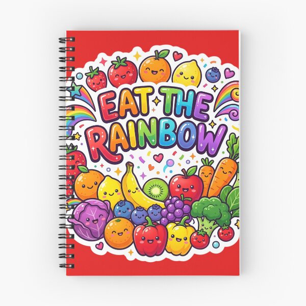 Item preview, Eat the Rainbow Cute Kawaii Fruits & Vegetables Sticker | Colorful Healthy Food Design | Vegan Rainbow Aesthetic designed and sold by Bhaskar Digital Art.