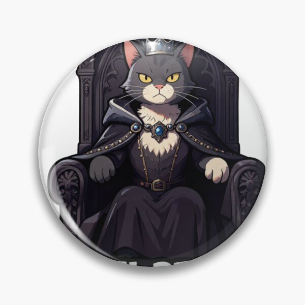 Item preview, Kneel Before Your Overlord – Funny King Cat designed and sold by GoldenPaw Society.