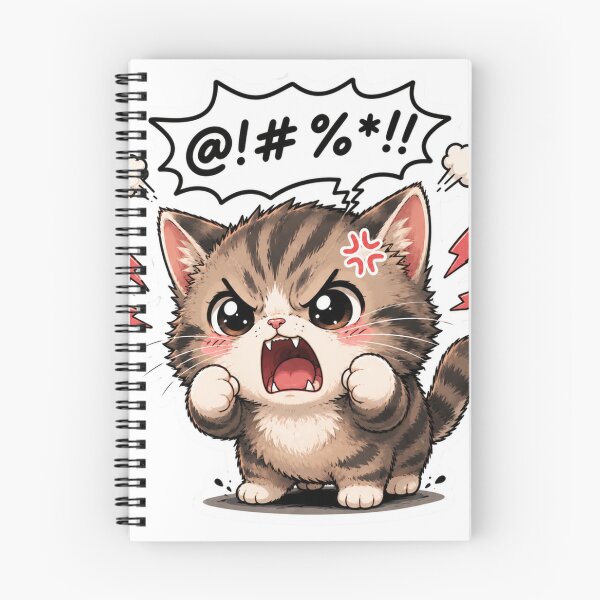 Item preview, Tiny angry cozy Kitty Sticker  designed and sold by Designertanya.