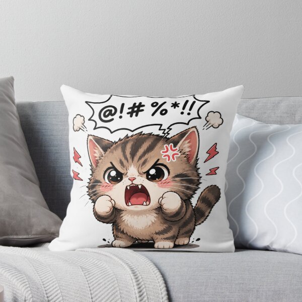 Item preview, Tiny angry cozy Kitty Sticker  designed and sold by Designertanya.