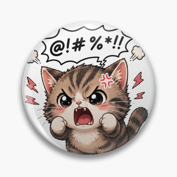 Item preview, Tiny angry cozy Kitty Sticker  designed and sold by Designertanya.