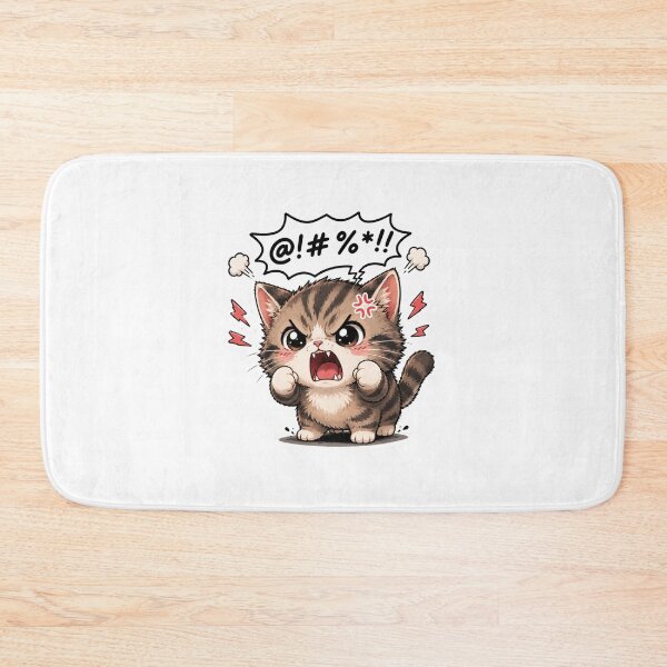 Item preview, Tiny angry cozy Kitty Sticker  designed and sold by Designertanya.