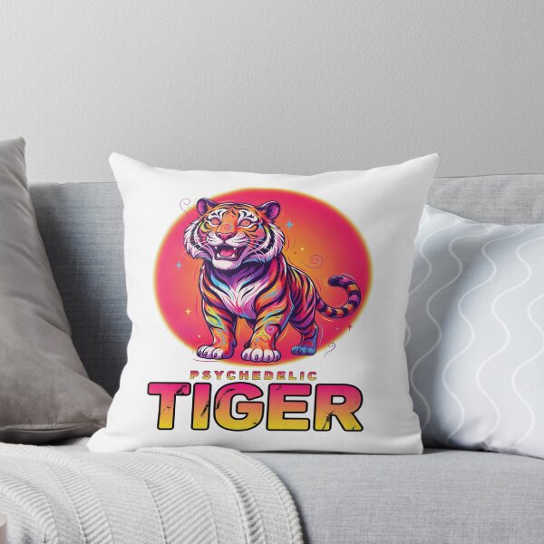 Item preview, Colorful Striped Feline Abstract Art Graphic designed and sold by ColeLaniTrading.