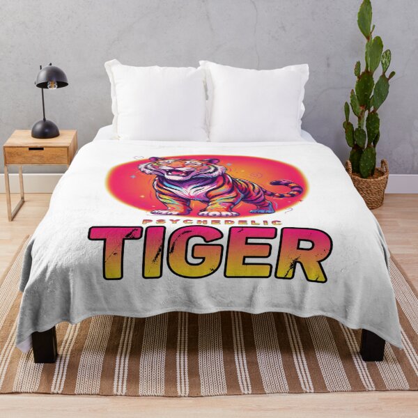 Item preview, Colorful Striped Feline Abstract Art Graphic designed and sold by ColeLaniTrading.
